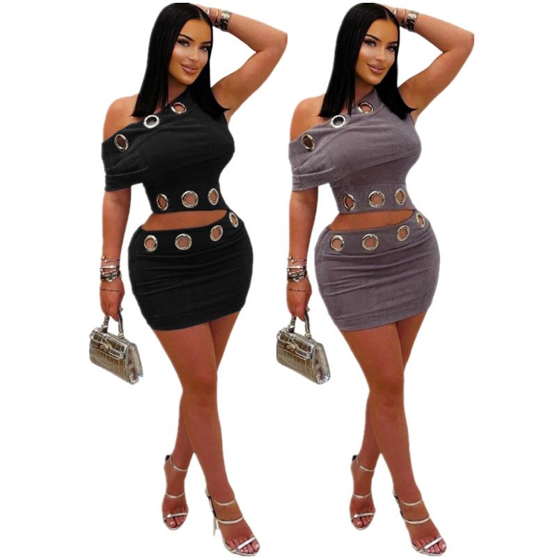 Women's Top And Pencil Skirt Two-piece Set