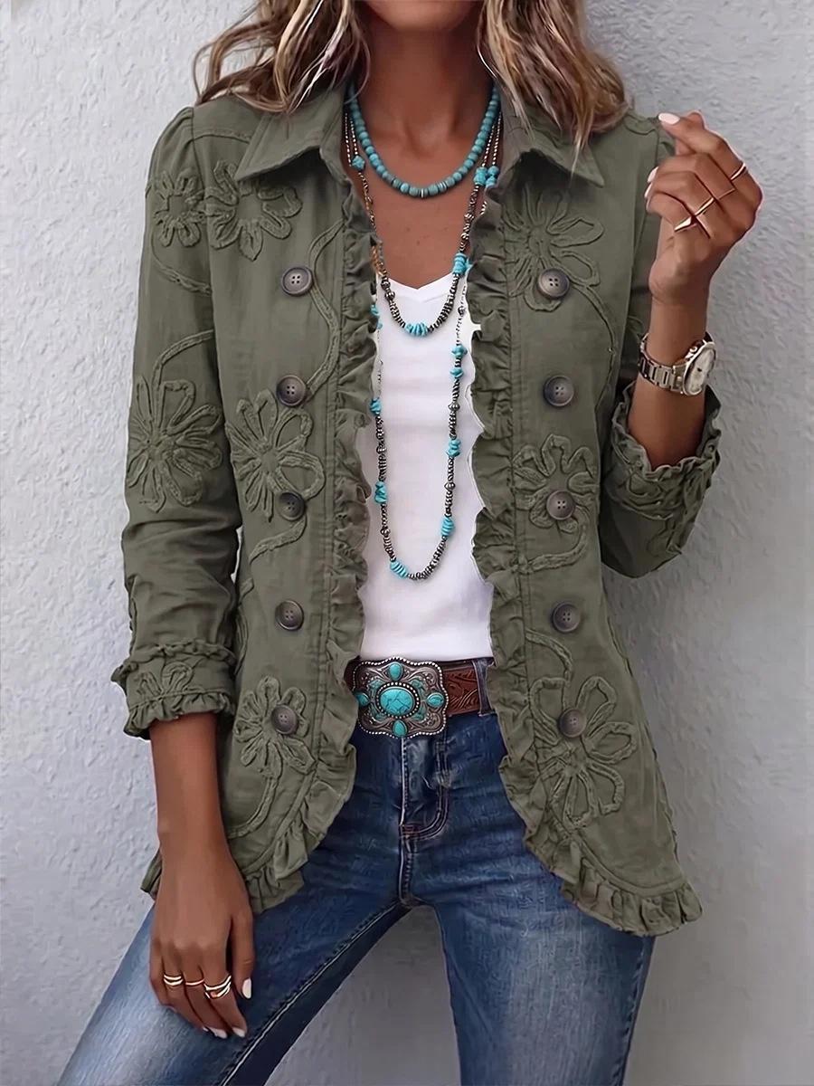 Army green embroidery / 2XL