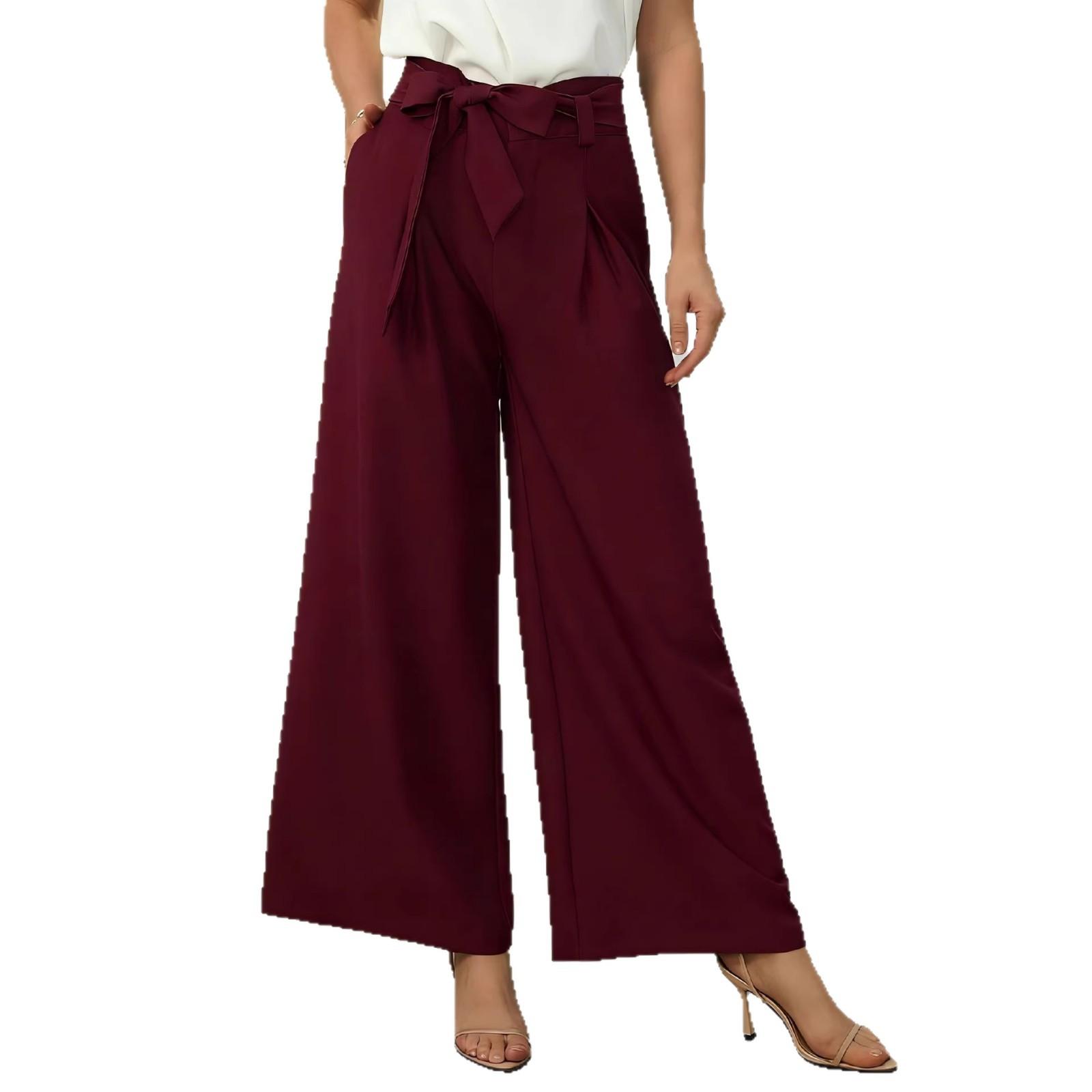 Trendy Stylish Lace-up Commuter Suit Pants