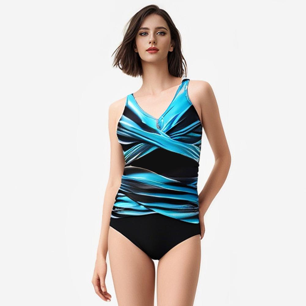European And American Sexy Gather Backless Tight Braces High-grade Swimsuit