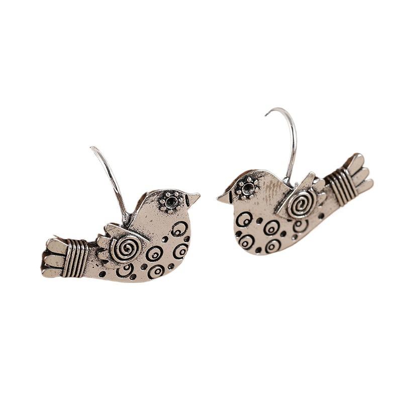 Womens Exaggerated Large Hoop Alloy Earrings