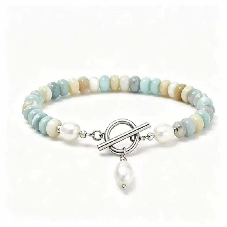 2 Bracelet Steel Color