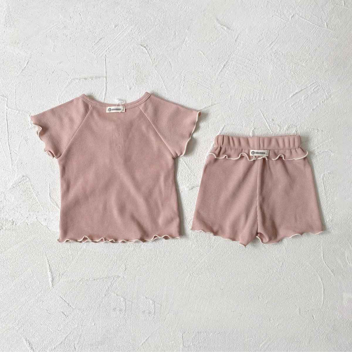 Short-sleeve T-shirt And Shorts Two-piece Set