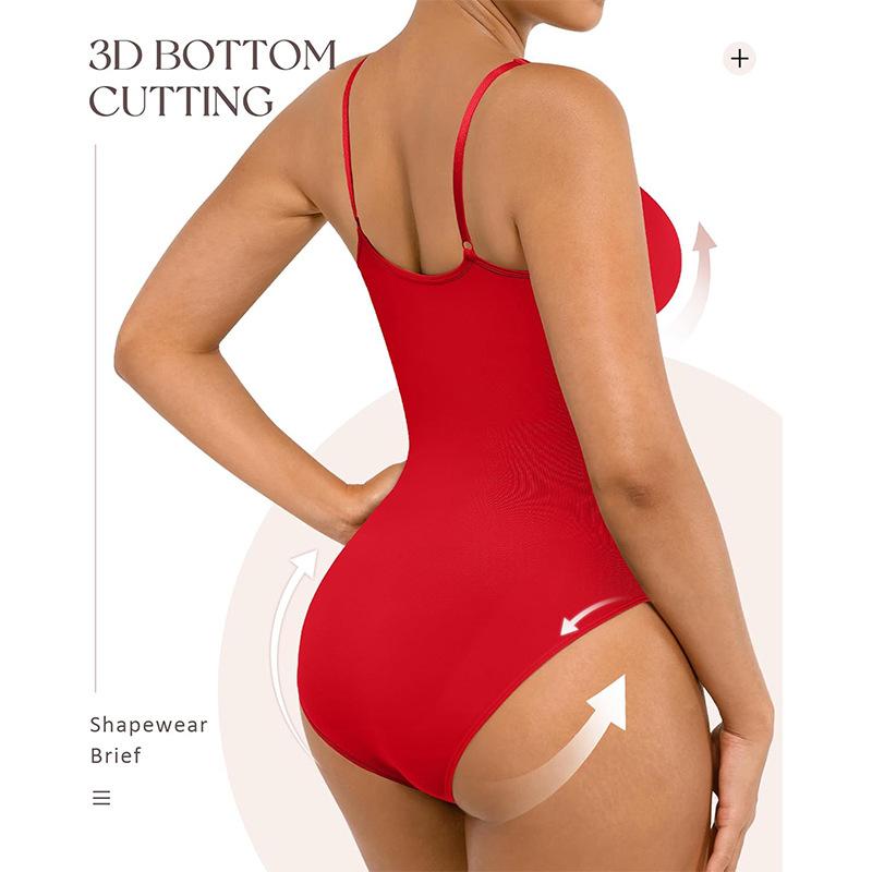 Seamless Body Shaping Crotchless Triangle Tummy Control Jumpsuit