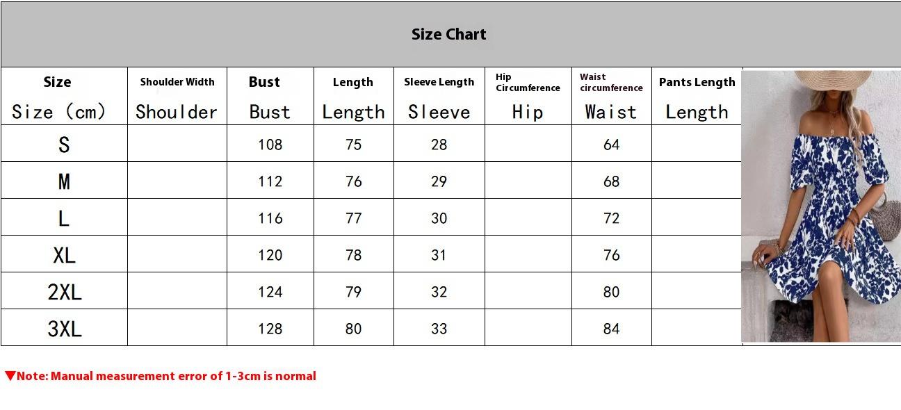Comfort And Casual Commute Style Women's Printed Dress
