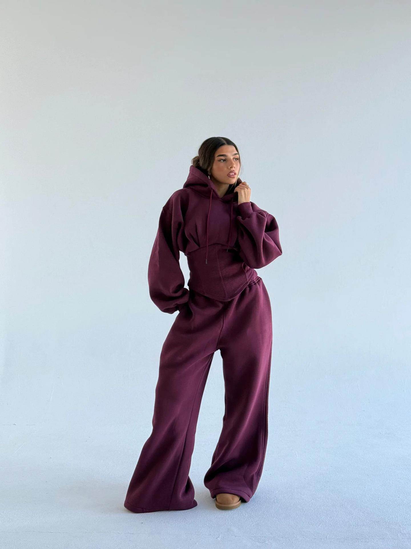 Wine Red / S / Set