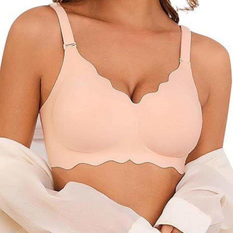 Plus-size Seamless Bra Perfect For Larger Bustspush-up Comfortable And Beautiful