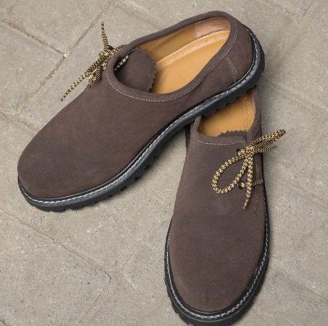 New European And American-style Round-toe Low-heeled Shoes