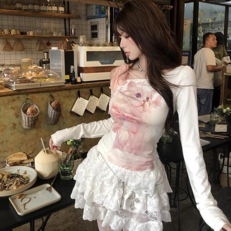 Halter Neck Long Sleeve Base Shirt Top
