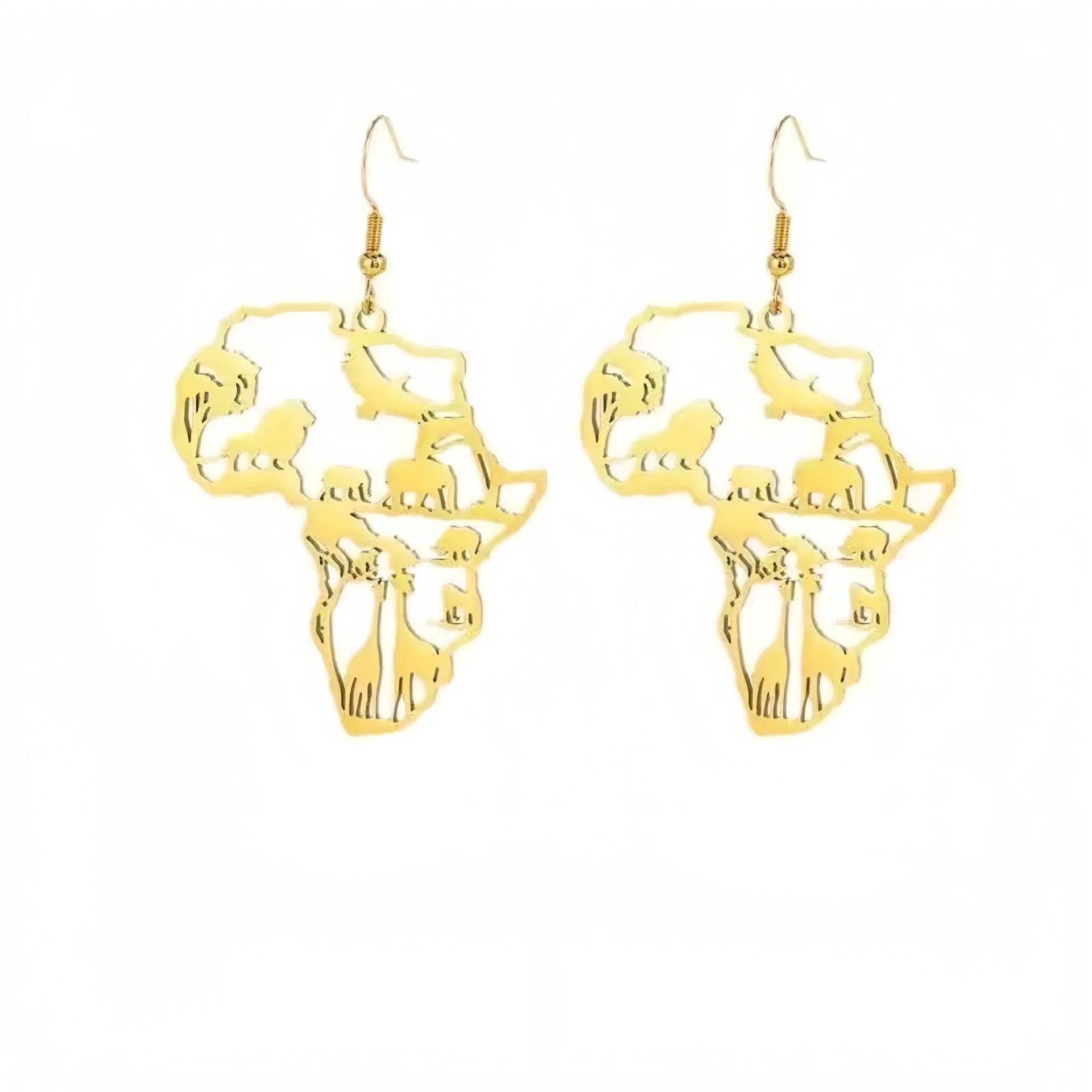Women's Tassel Stainless Steel Earrings