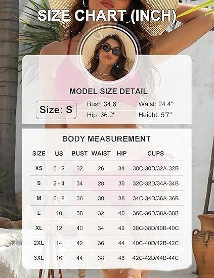 Two-piece Swimsuit With Shoulder Straps Resort-style Swimwear