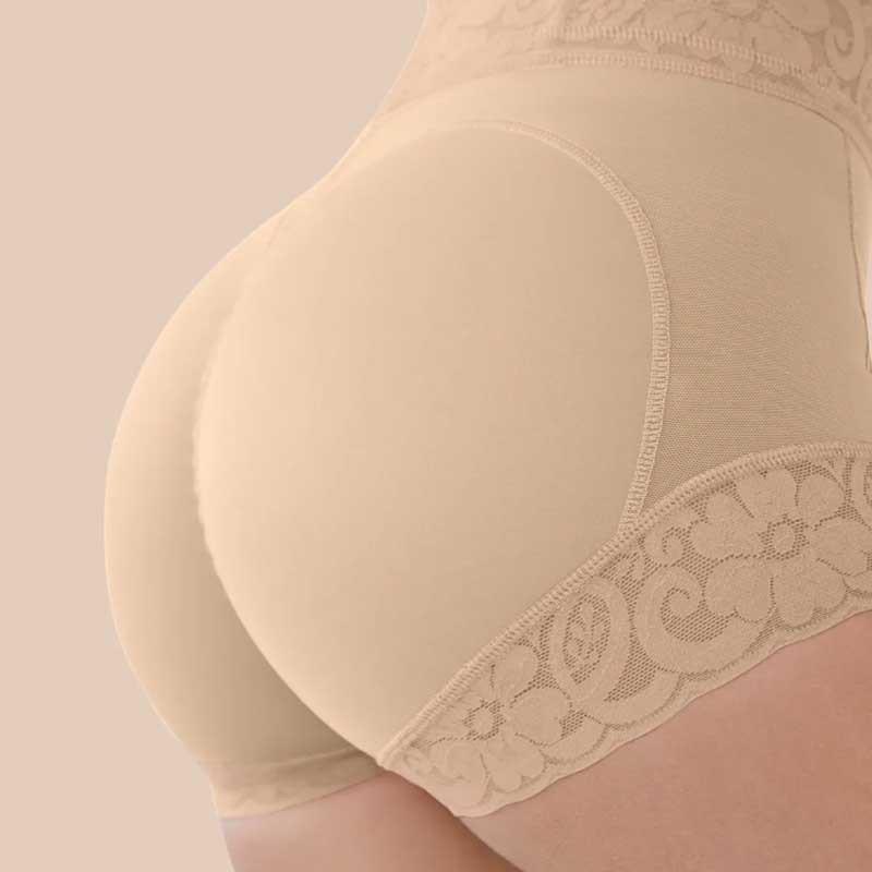 Plus-size Lace Hip-lifting Tummy-control Shapewear For Women