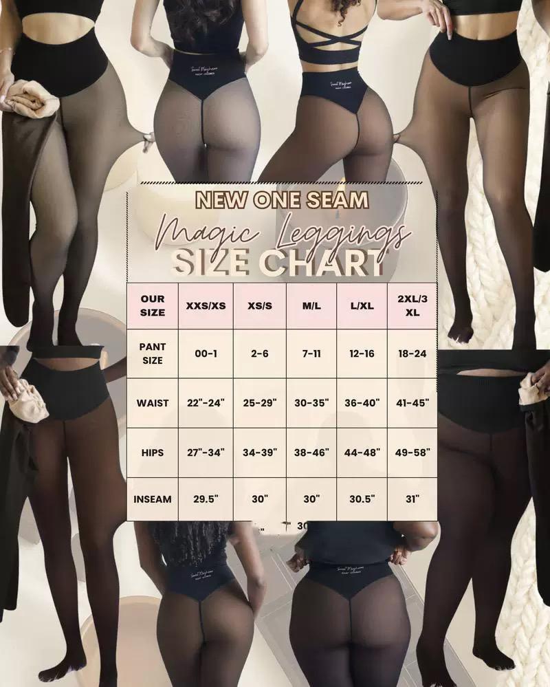Single Thread Stitching Cross-border Winter Warm Translucent Leggings