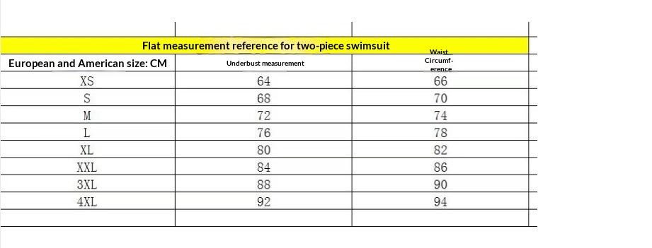 Printed Bikini Sexy Two-piece Swimsuit For Women