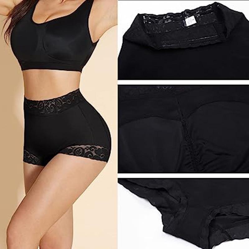 Plus-size Lace Hip-lifting Tummy-control Shapewear For Women